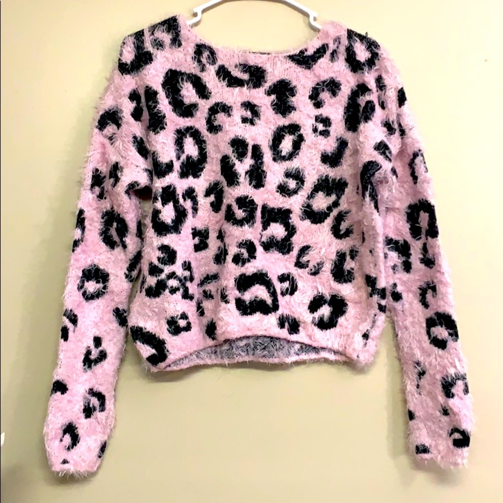 women’s fuzzy sweater